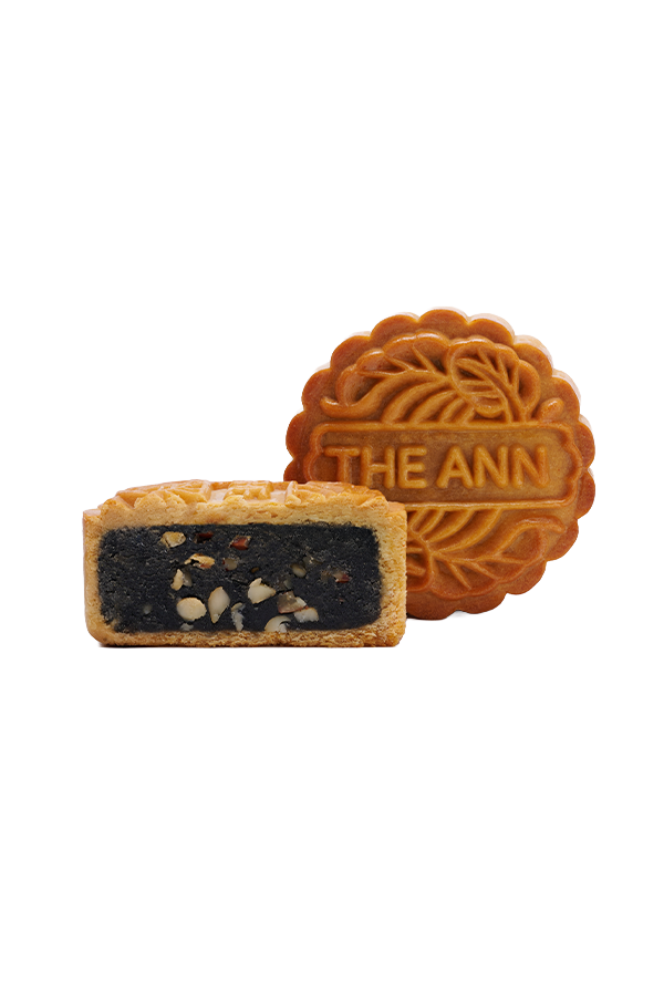 Black Sesame Paste with Mixed Nuts Baked Mooncake 150gr